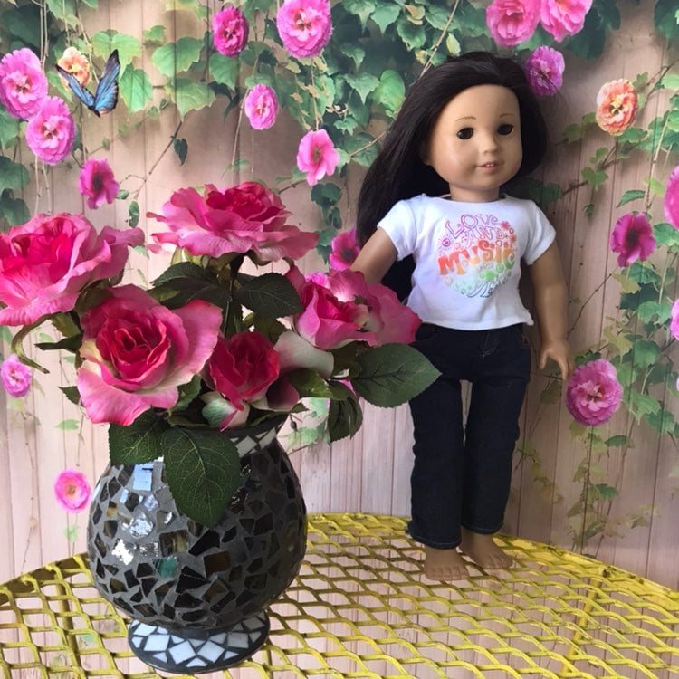 American girl Brunette Doll