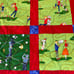 46in X 60in Tee-riffic Troubles Patchwork Golf Blanket For The Honest Golfer