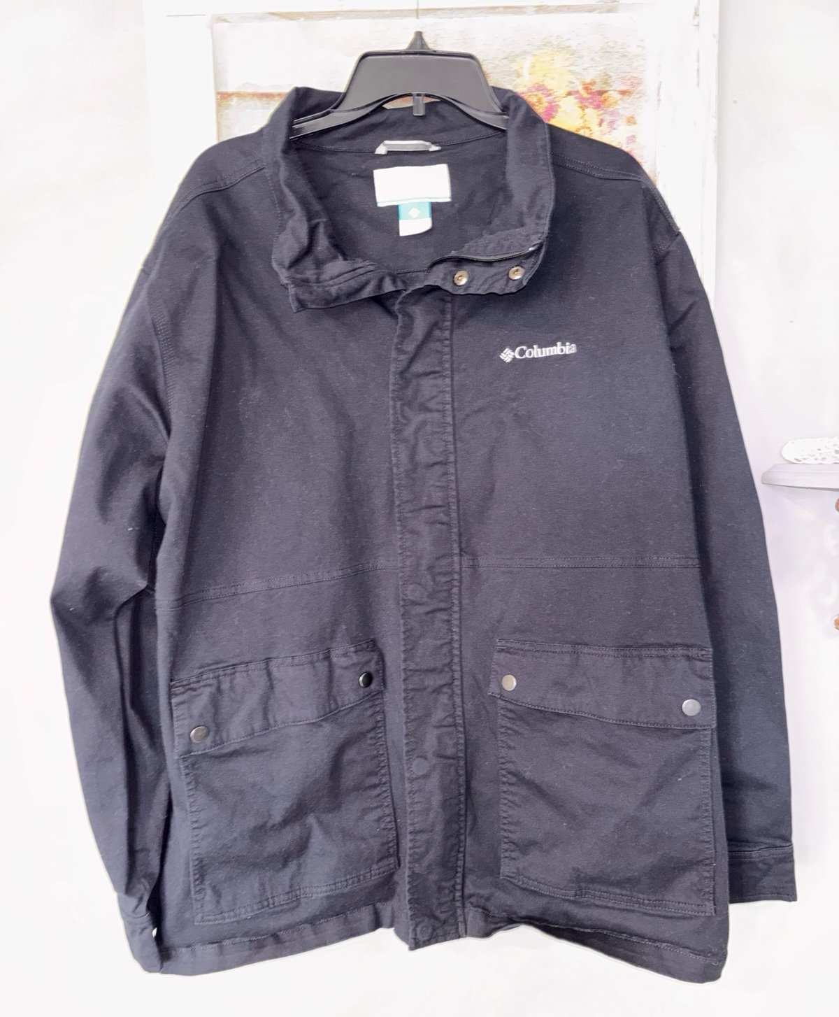 COLUMBIA Wheeler Peak Stretch Zip Up Men's Jacket Size XXL Black