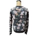 rebecca minkoff Long Sleeve Black Floral Pullover Sweat Shirt Size Small Love