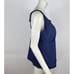Land's End Tankini Square Neck Swimsuit Top Women 16W DD NWT Built in Bra Navy