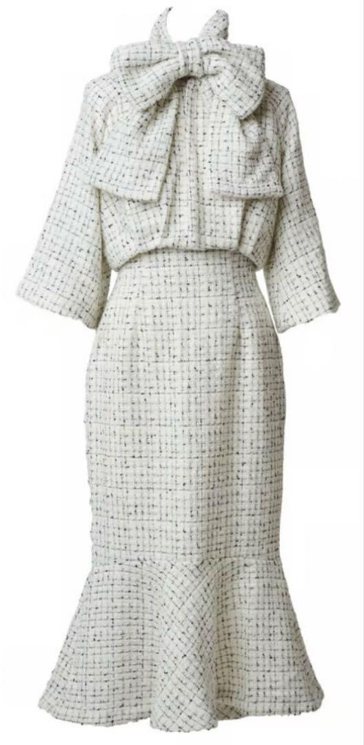 Naoho tweed light jacket setup mermaid