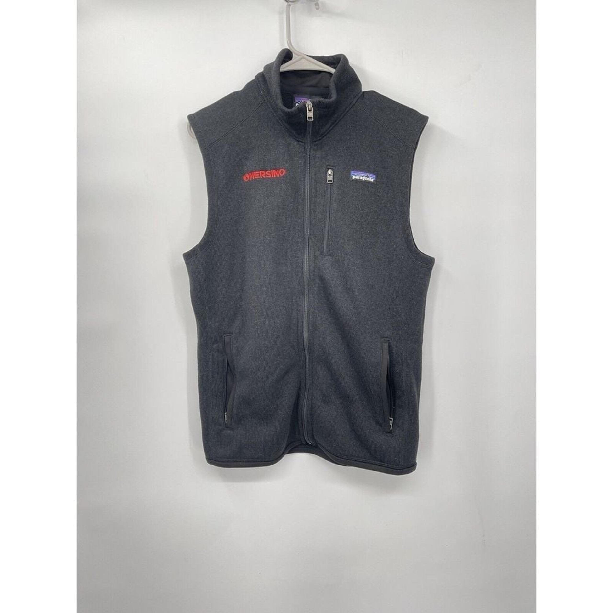 Patagonia Better Sweater Vest Womens Medium  Mersino Logo Knit Fleece