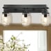 Bathroom Wall Light Fixtures, Industrial Mason Jar Vanity Light, Wall Sconce wit