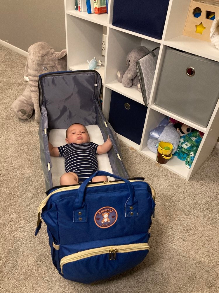 Diaper Bag Backpack Crib