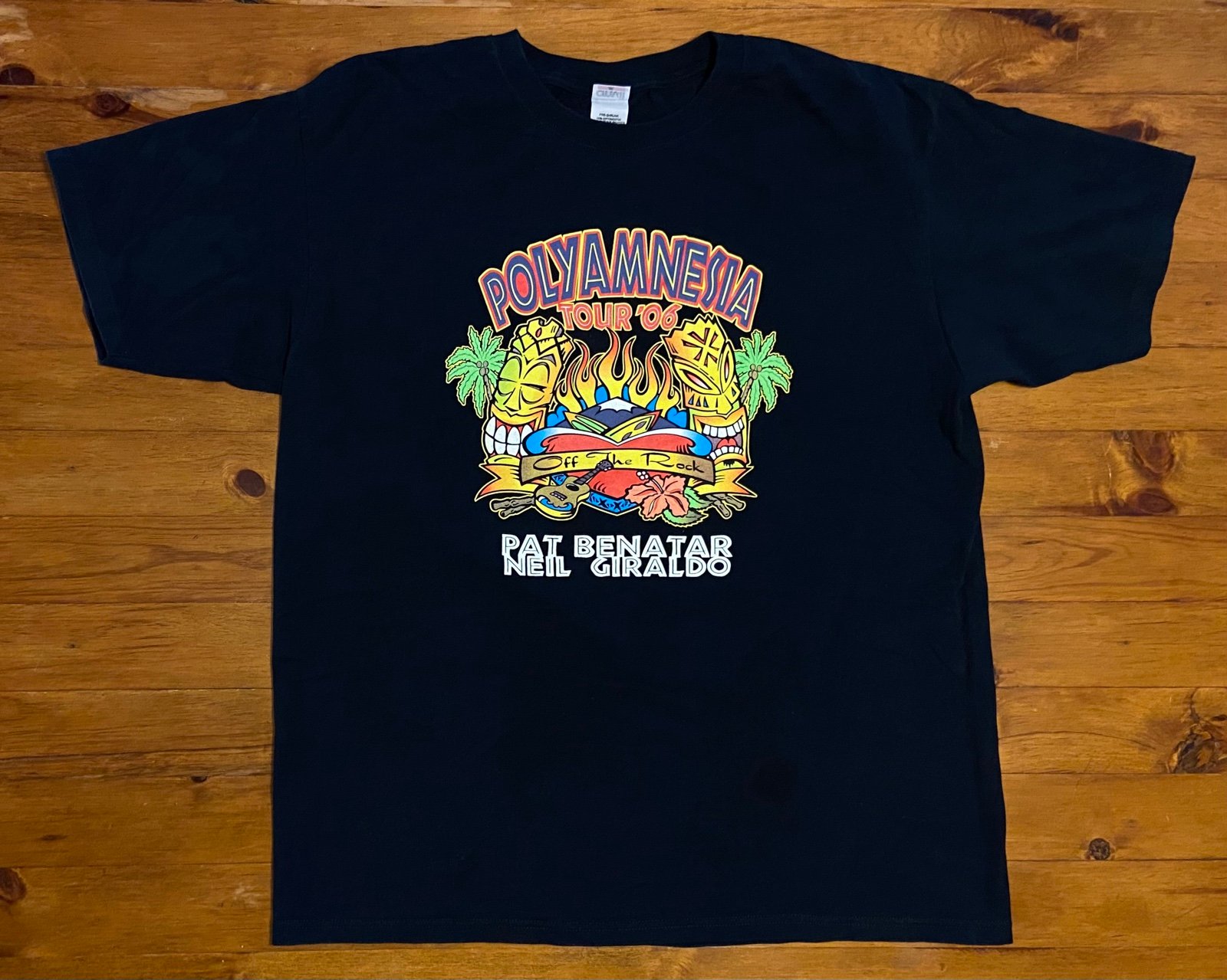 Vintage Pat Benatar Neil Geraldo Concert Shirt Tee Mens XL 2006 Rock Music