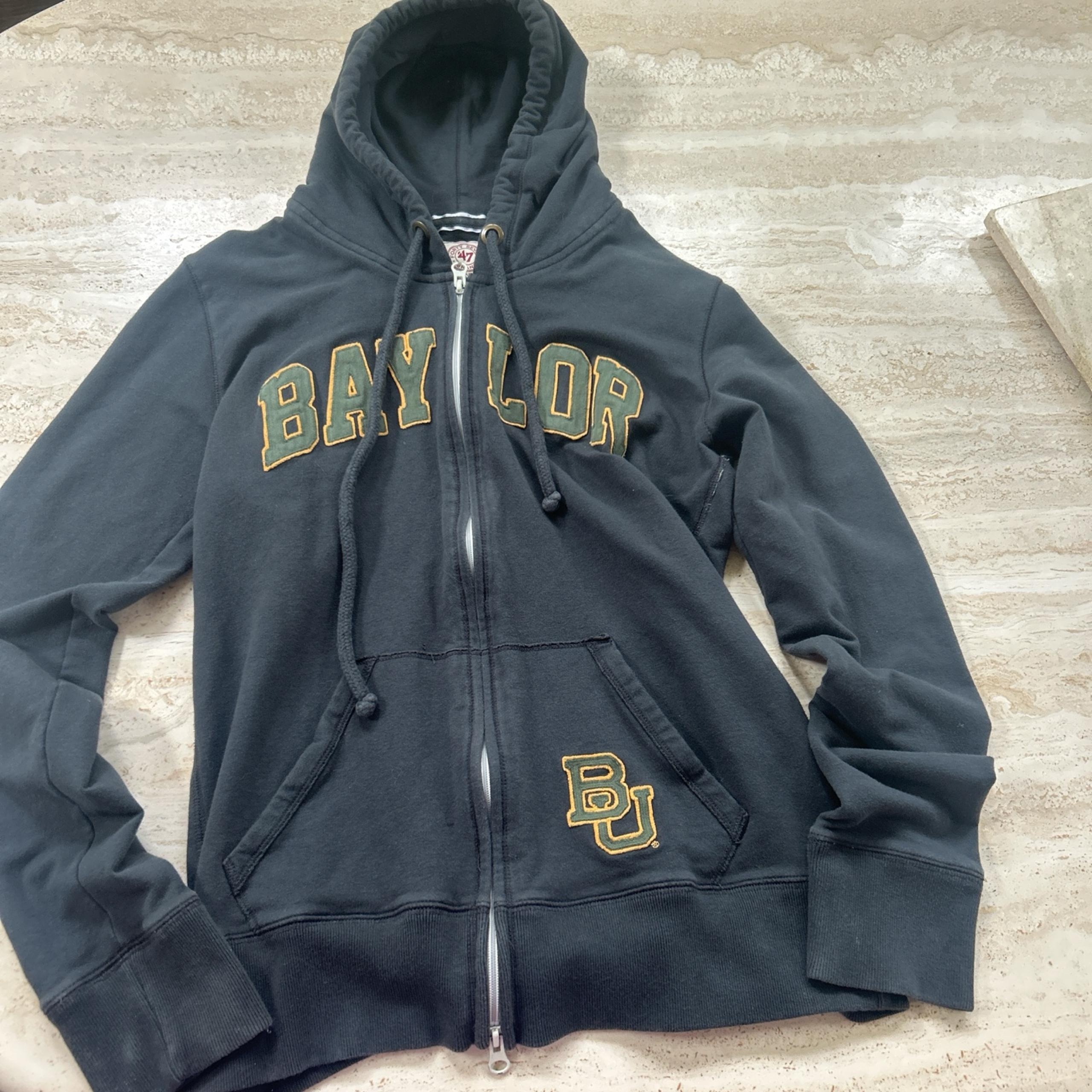 Baylor large zip up hoodie