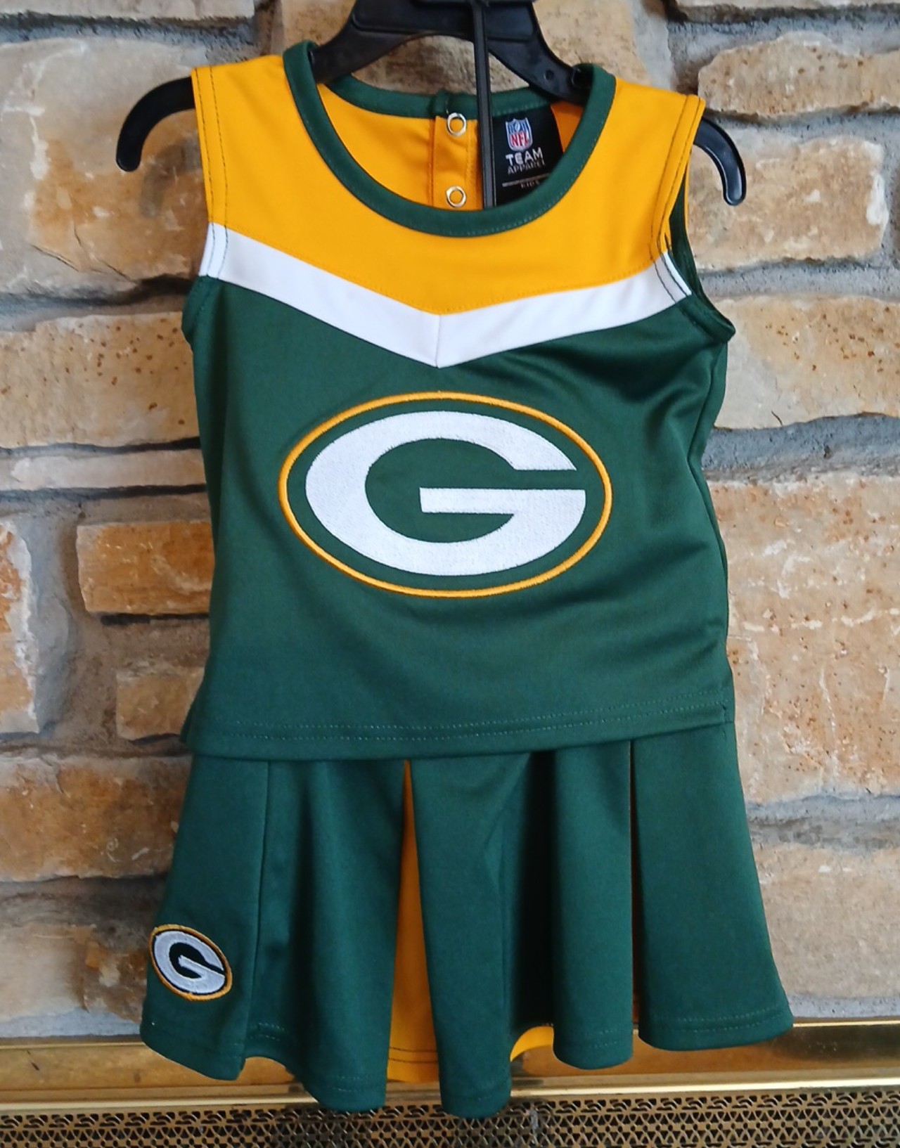 Green Bay Packers Cheerleader outfit