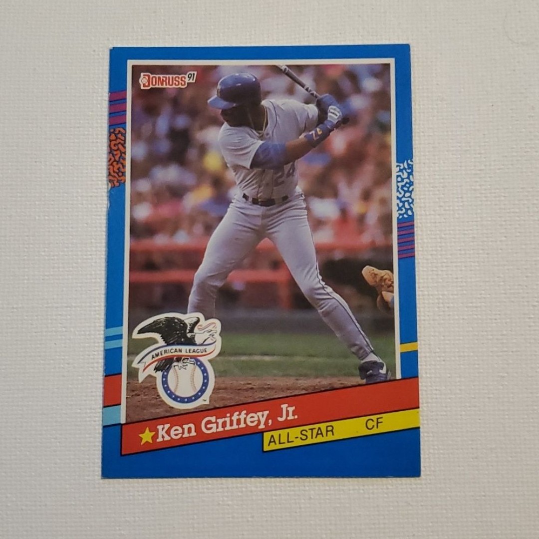 EUC. Ken Griffey Jr 1991 Donruss All Star #49 (Rare Card) HOF