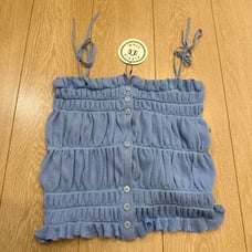 ALEXIA STAM Frilled Camisole Blue F