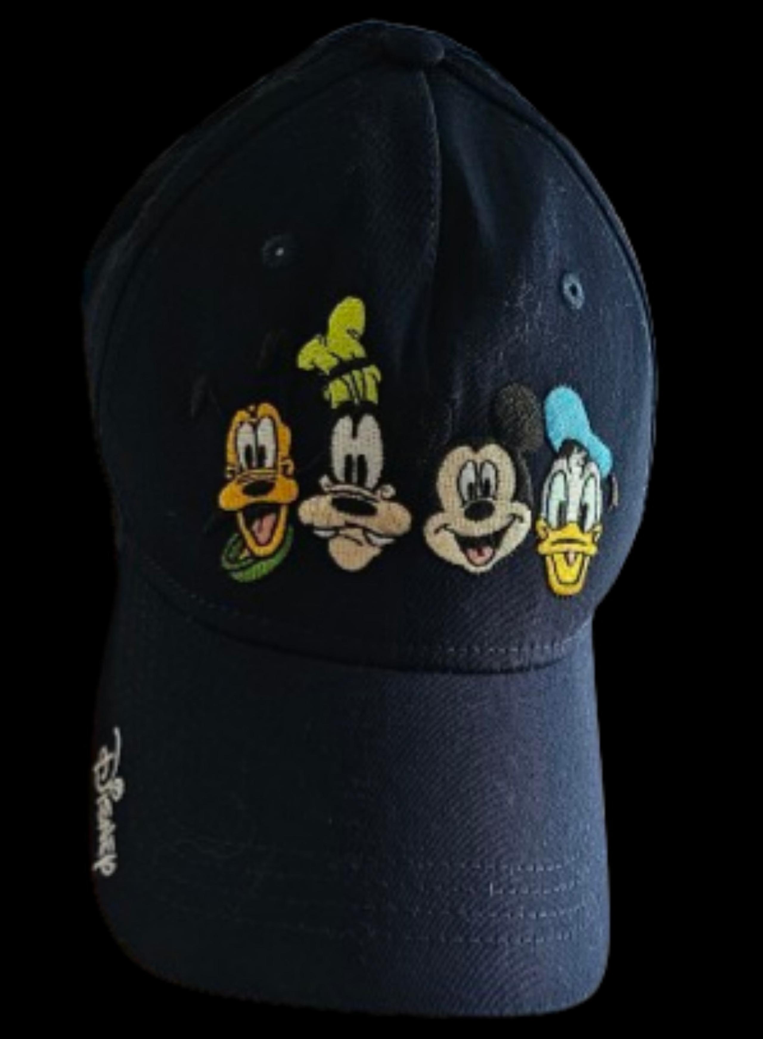 Disney Mickey & Friends Blue Embroidered Baseball Hat/Cap Adult Size GUC