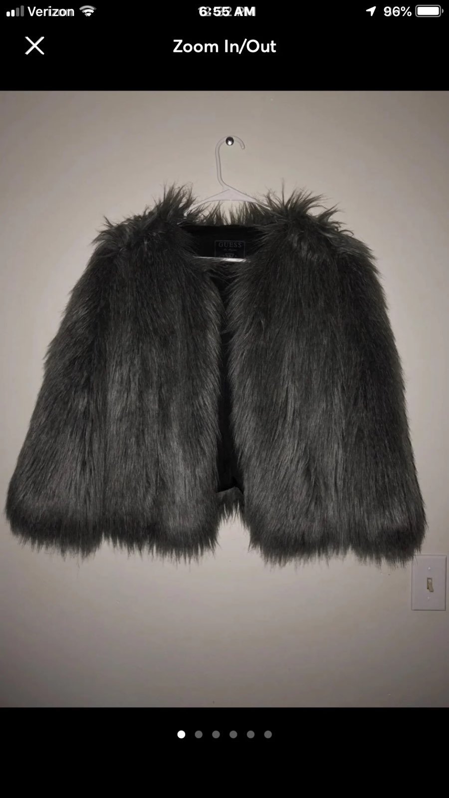 GUESS FAUX FUR JACKET