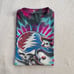 Vintage 1994 GRATEFUL DEAD Buzz Parker Melt Your Face T-Shirt XL Pink Blue Black