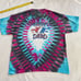 Vintage 1994 GRATEFUL DEAD Buzz Parker Melt Your Face T-Shirt XL Pink Blue Black