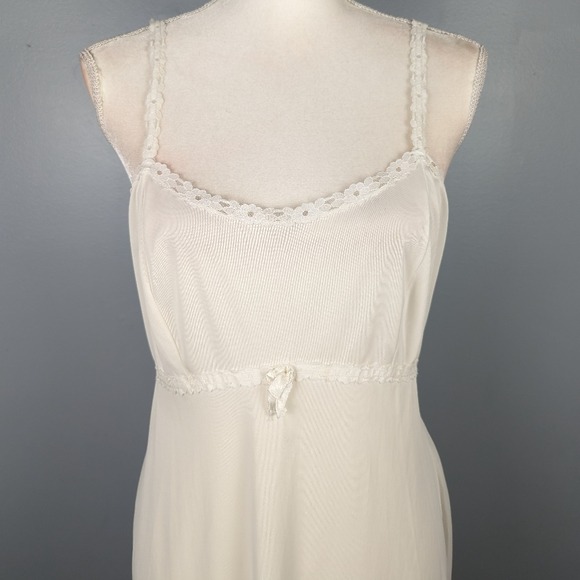 Vintage white slip dress gown
