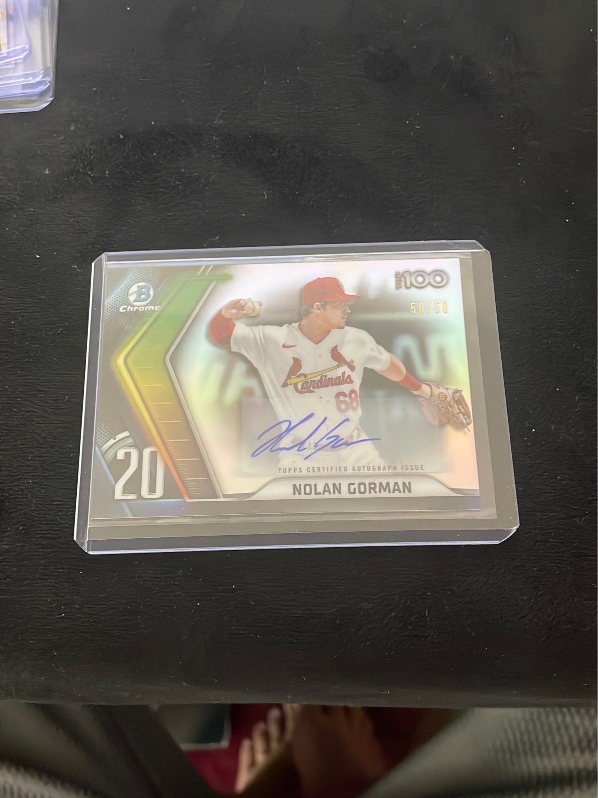 Bowman Top 100 Nolan Gorman