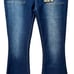 Kendall+Kylie Flare Demin Jeans in blue. 11/12