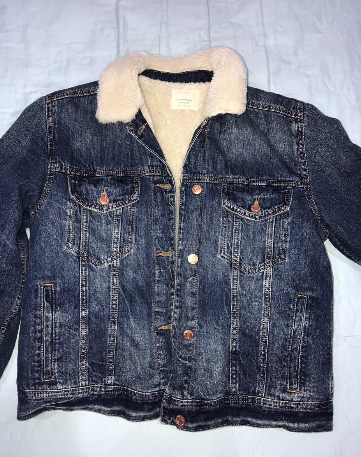AMERICAN EAGLE SHERPA Jean Jacket