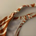 NWT Kendall + Kylie Women's Tiger Bikini Set Rust/White Size XL