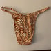 NWT Kendall + Kylie Women's Tiger Bikini Set Rust/White Size XL
