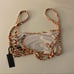 NWT Kendall + Kylie Women's Tiger Bikini Set Rust/White Size XL