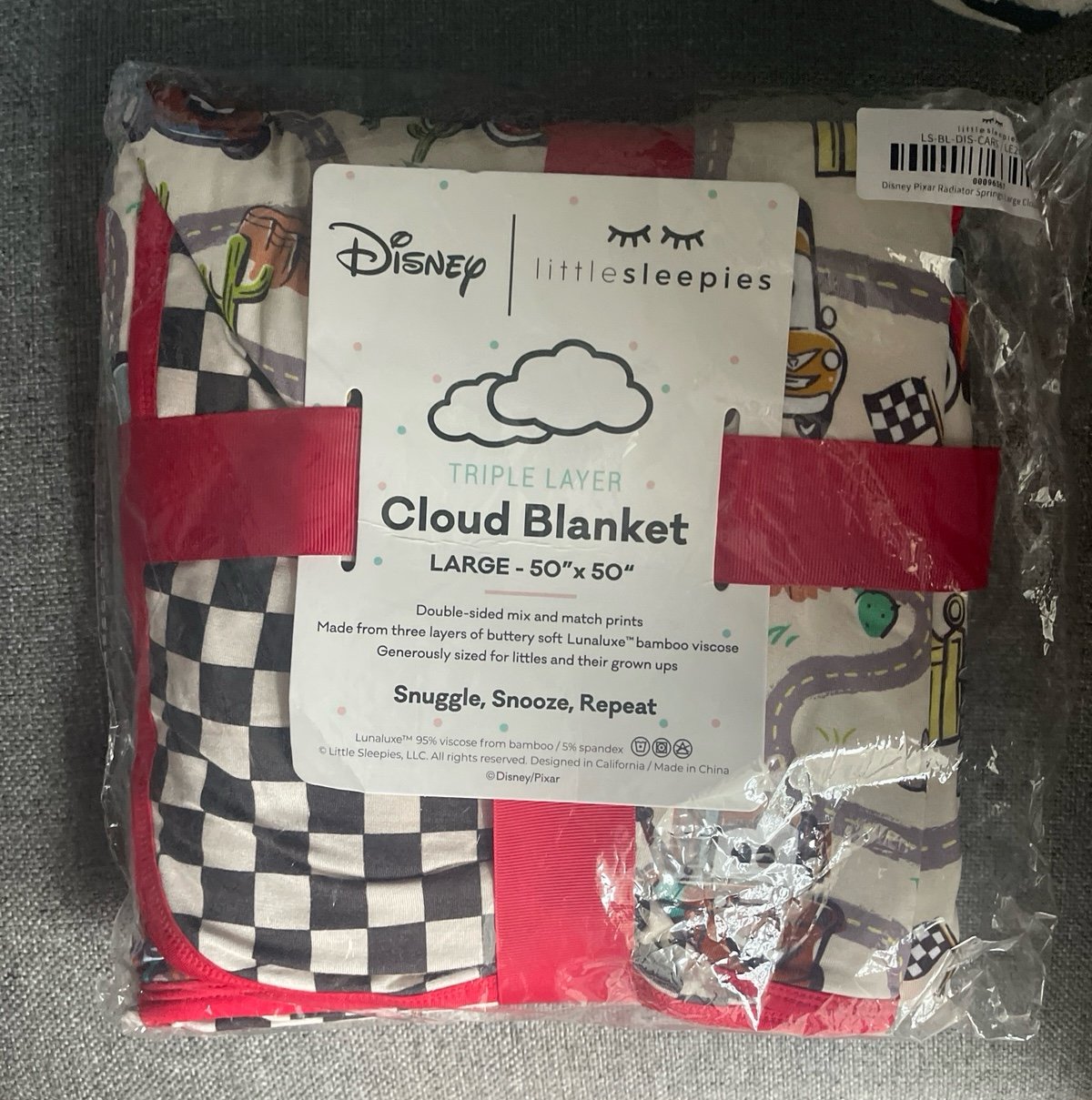 Little Sleepies Cars Cloud Blanket