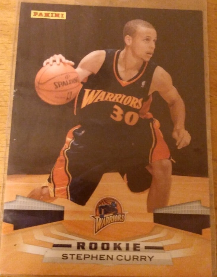 2009 Panini Stephen Curry Rookie Card. Buy more than one I’ll cut you a deal