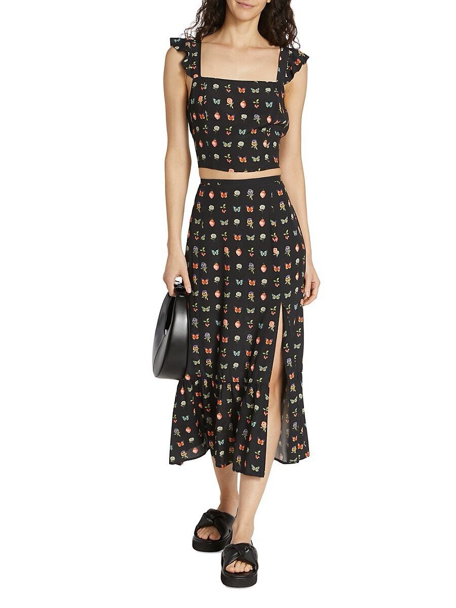 Paige Marah midi skirt