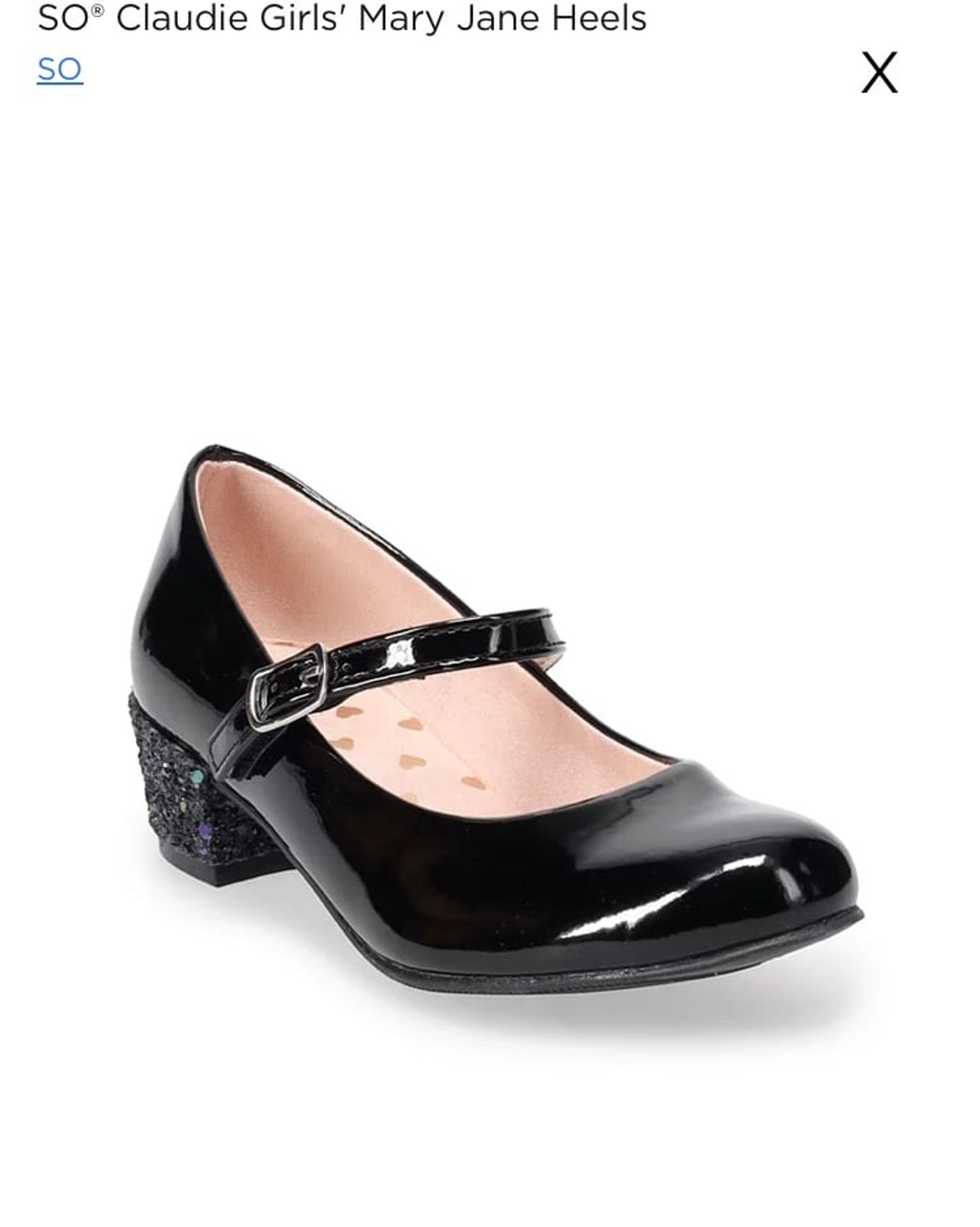 SO Claudie girls mary jane heels size 13 GUC!