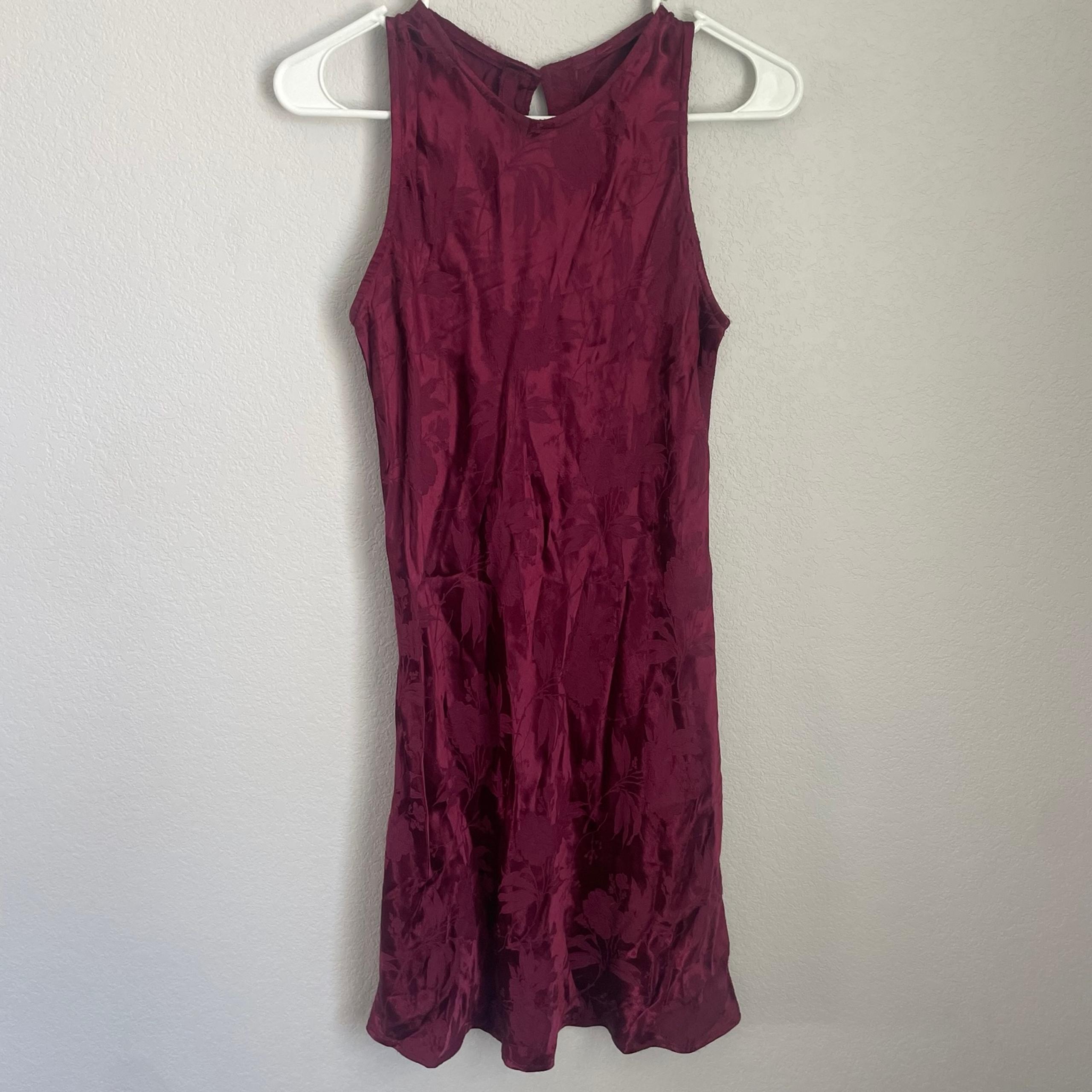 All that Jazz Red Halter Sheath Mini Dress Size 7/8