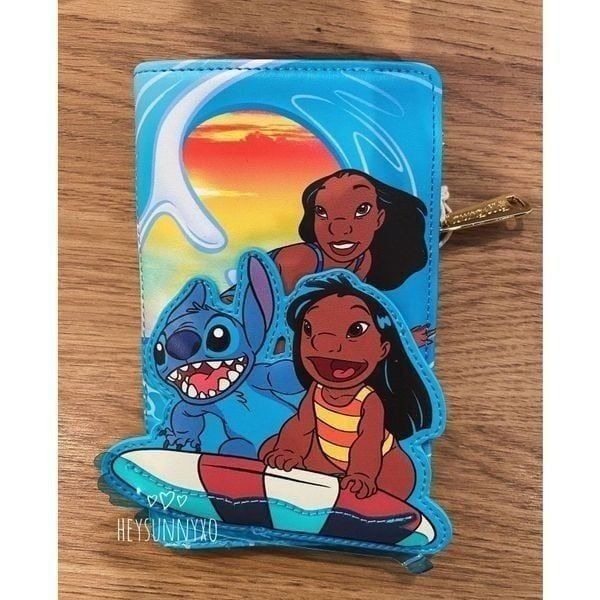 Loungefly Disney Lilo & Stitch Group Surfing Wallet