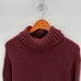 WOODEN SHIPS Maroon Turtleneck Knit Sweater // XS / S