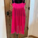 Free People intimately hot pink camisole slip mini gown XL