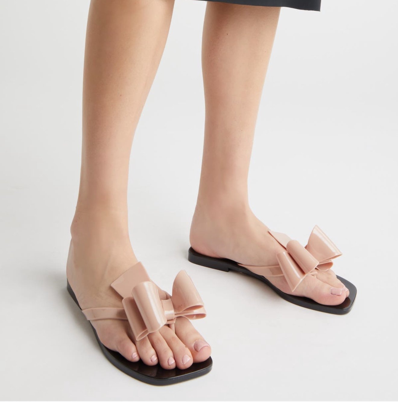 Jeffrey Campbell Sugary Jelly Bow Sandals