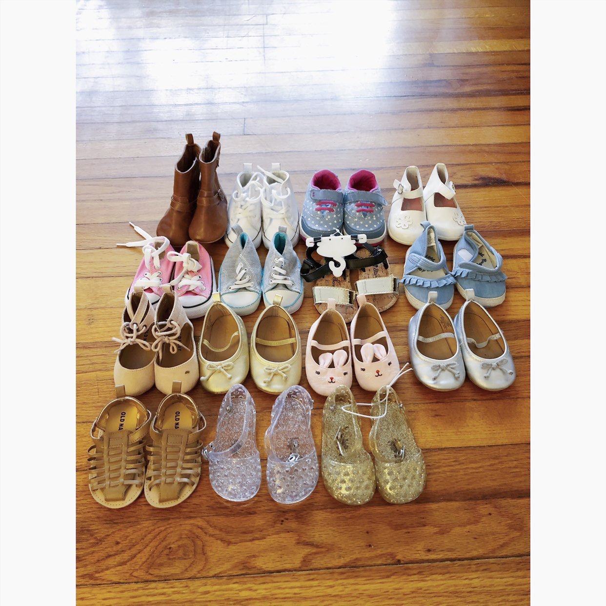 15 Pairs Of Baby Girl Shoes
