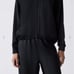 Kith Kiss Stripe Zip-Up Jacket Black