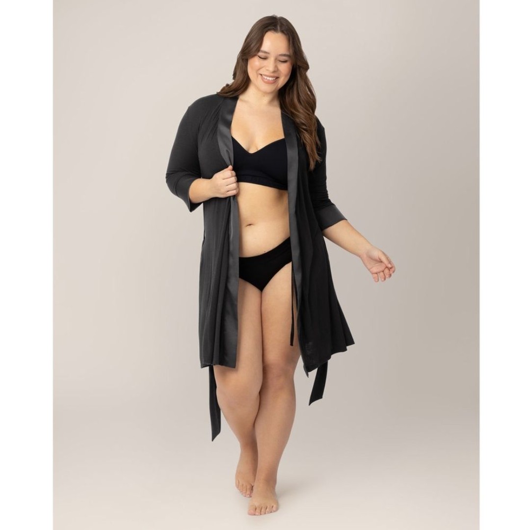 New Kindred Bravely Emmaline Robe in Black Size 1/2X