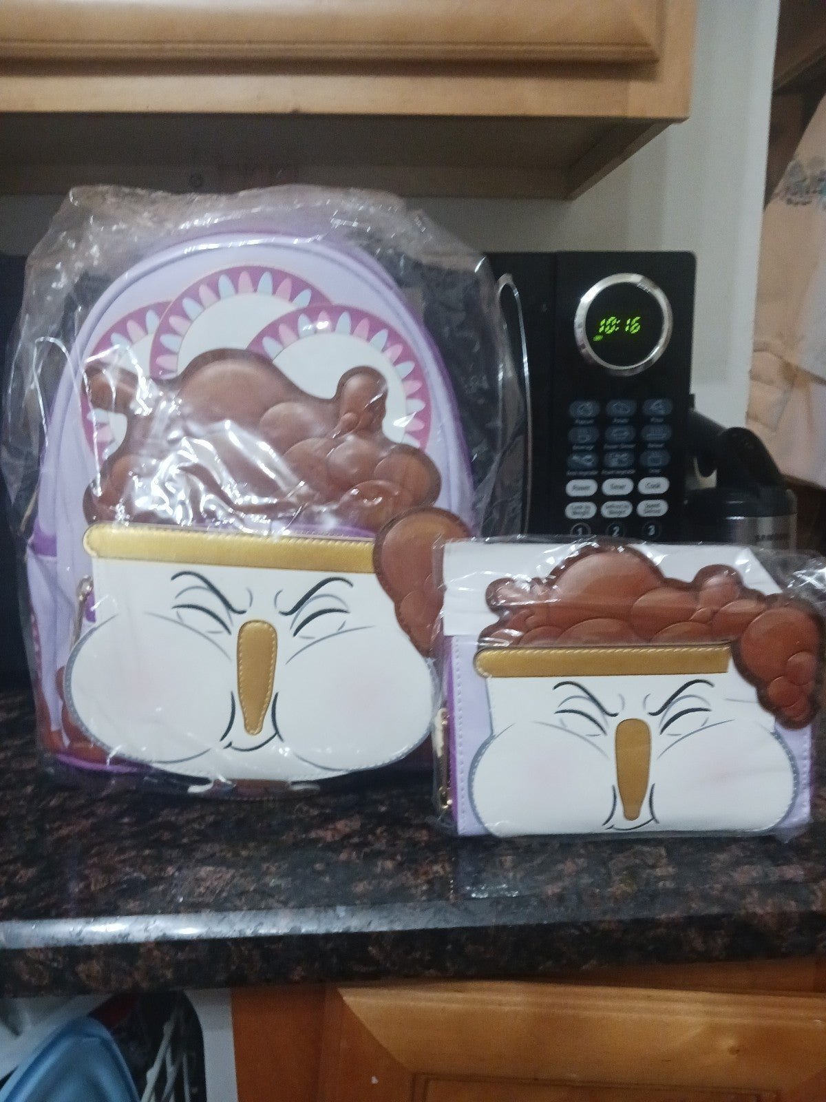 Loungefly Disney Beauty & The Beast Chip Bubbles Mini Backpack & Wallet NWT