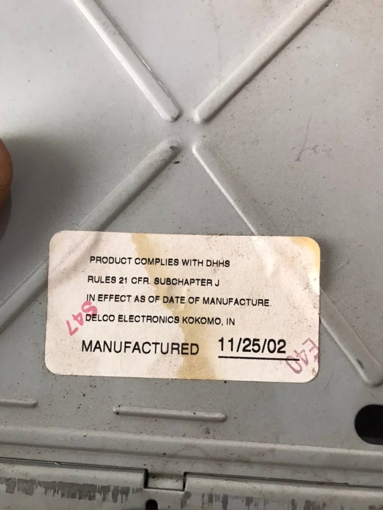 03 GMC yukon stock radio.