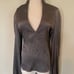 [Akris Punto] Gray 100% Silk Blouse Sz: 4 NWT!