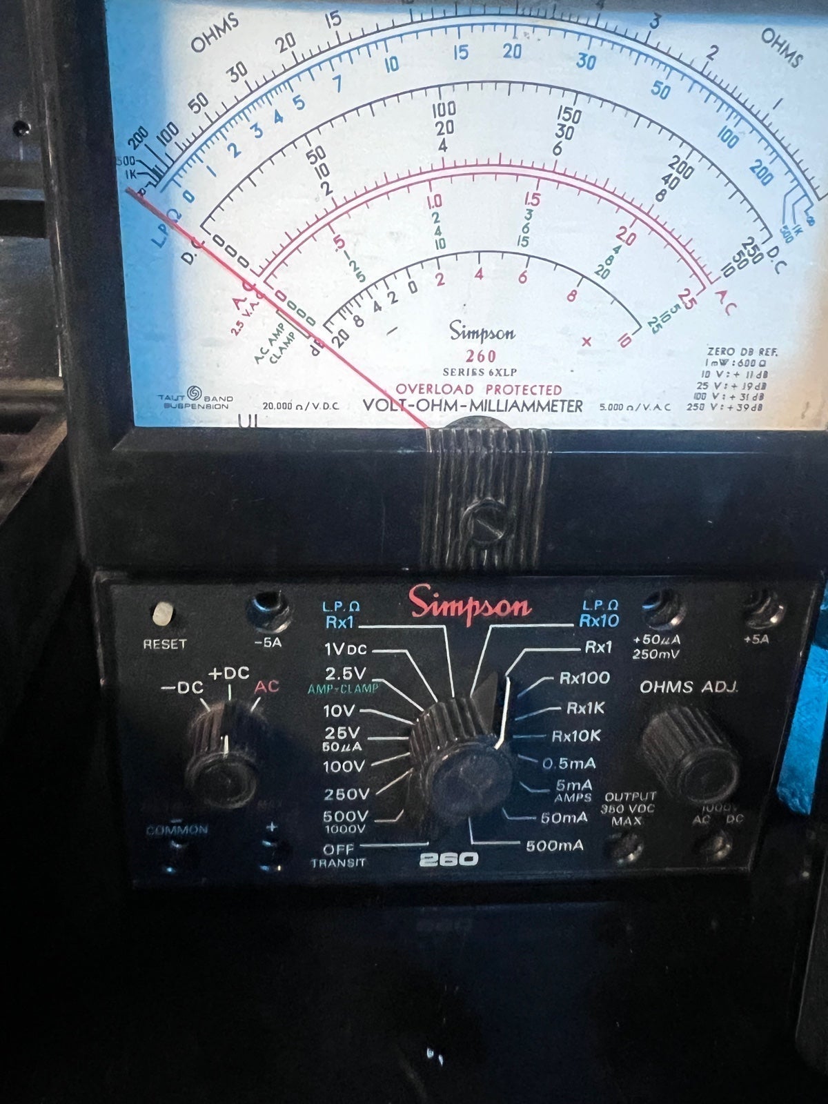 Simpson 260 Volt / Ohm / Millimeter