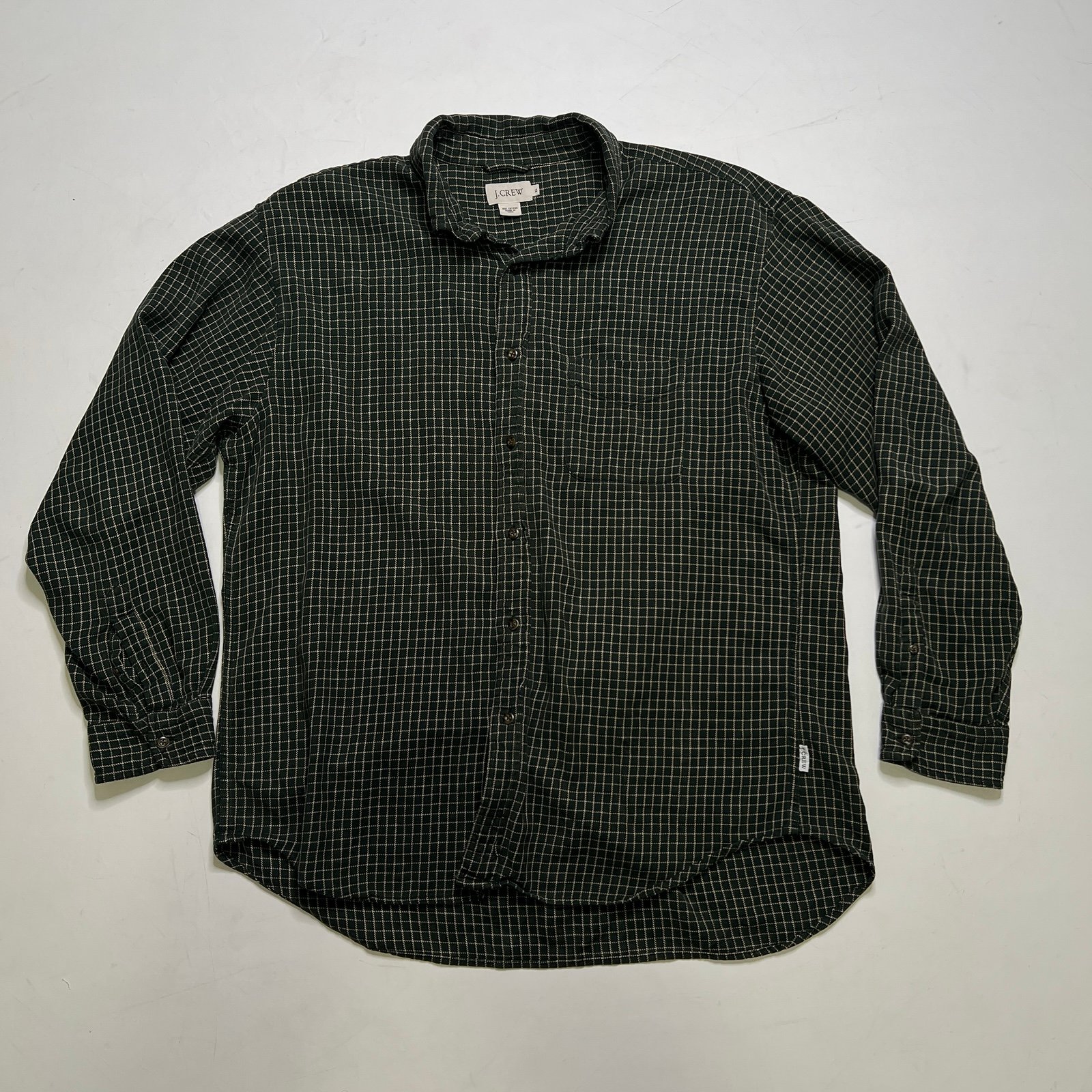 Vintage Classic J Crew Plaid Button Down Shirt - XL - J. Crew