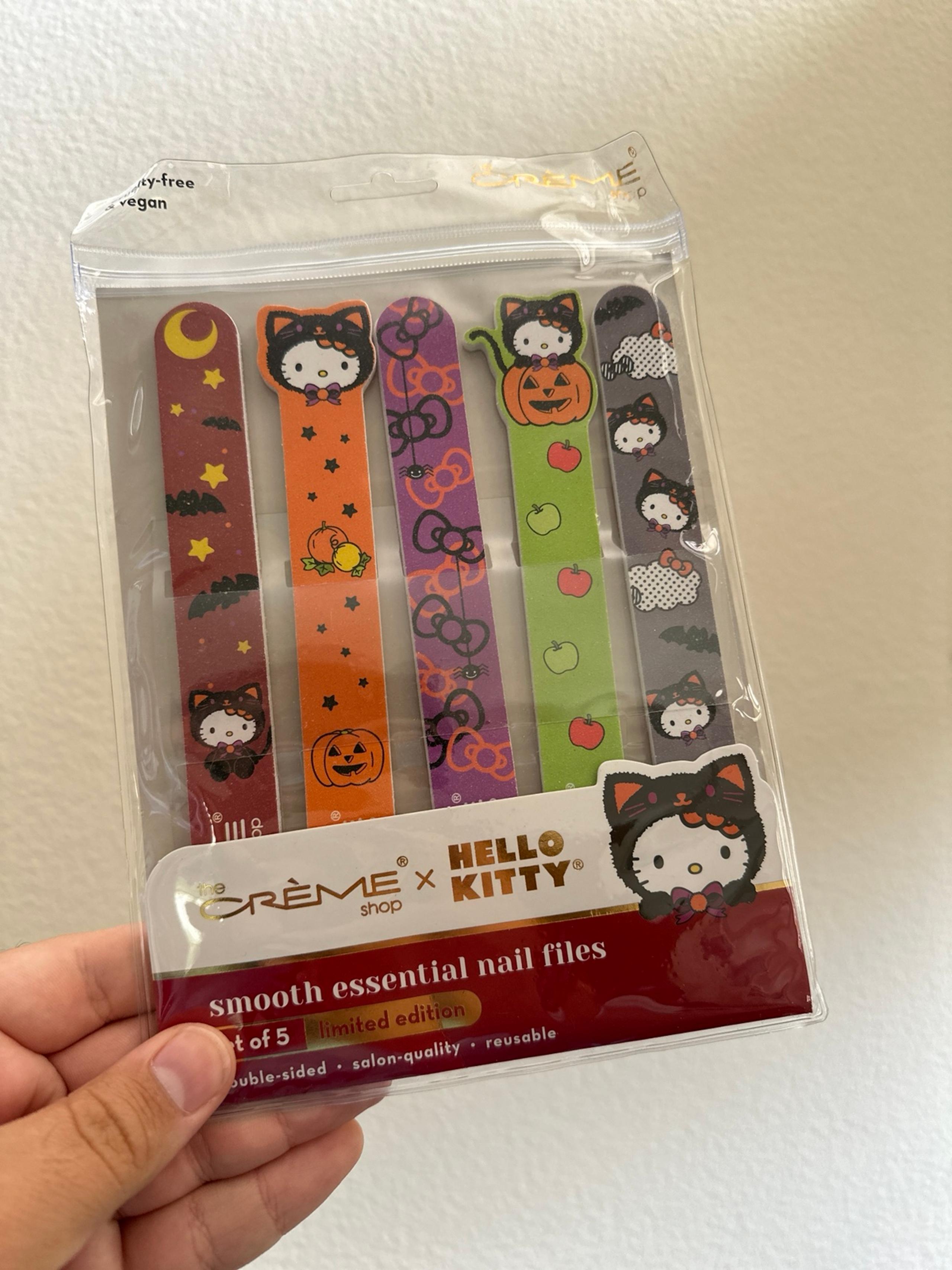Hello kitty Halloween X The creme shop nail files set