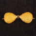 Vintage RARE Signed Mimi di N 1974 Gold Toned Belt Buckle Set
