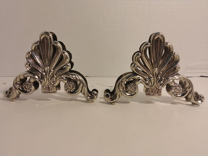 Pair (2) of Vintage Leonard Silverplated Napkin Holder Silver Plated