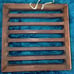 VINTAGE/ANTIQUE Wooden Grate; Manhattan Bldg; #M247; Circa: 1930's. Decorative