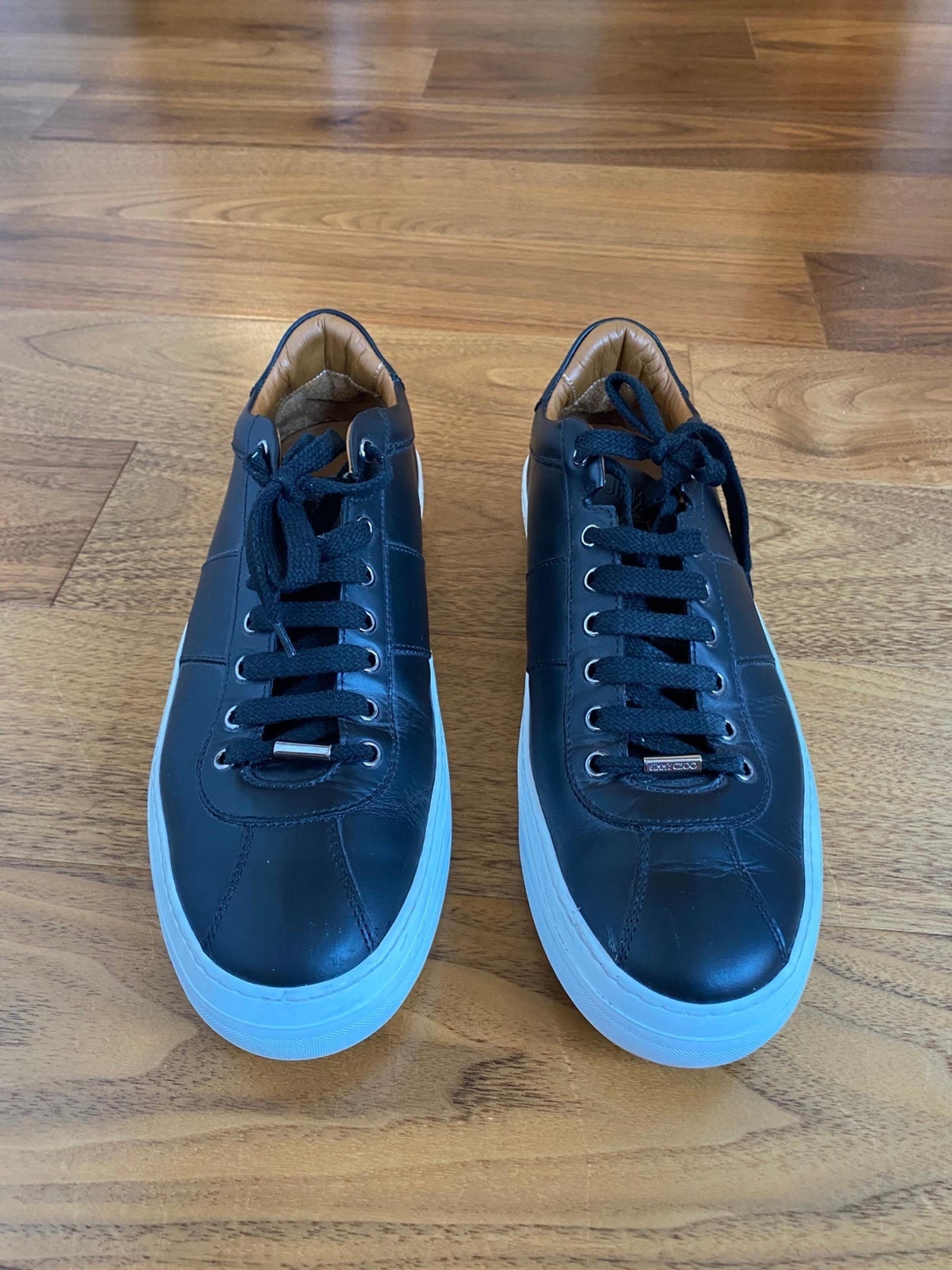 Jimmy Choo black leather sneaker - size 11