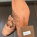 FREDA SALVADOR LIFT Pierced Block Heels Cocoa Croc