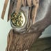 Tory Burch Dark Brown Fringed Leather Suede Hobo Bag