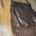 Tory Burch Dark Brown Fringed Leather Suede Hobo Bag